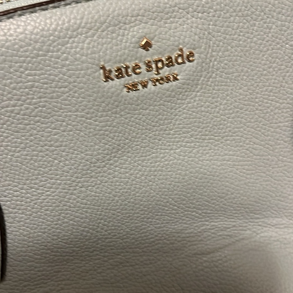 Kate Spade Light Blue Leather Tote Bag - Picture 3 of 9